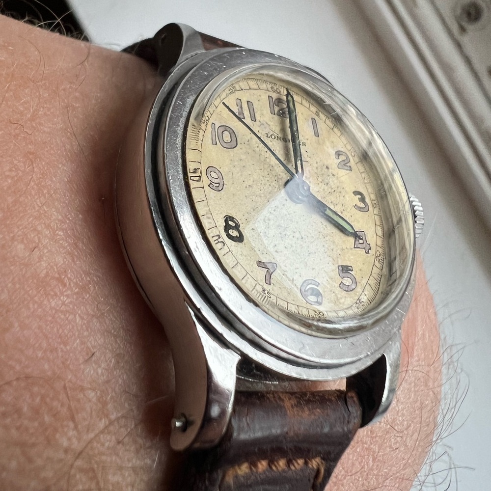 WW2 era Longines Tre Tacche - Picture 3 of 9